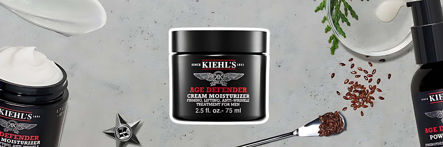 Crema antirid pentru barbati Age Defender Cream Moisturizer Kiehl's